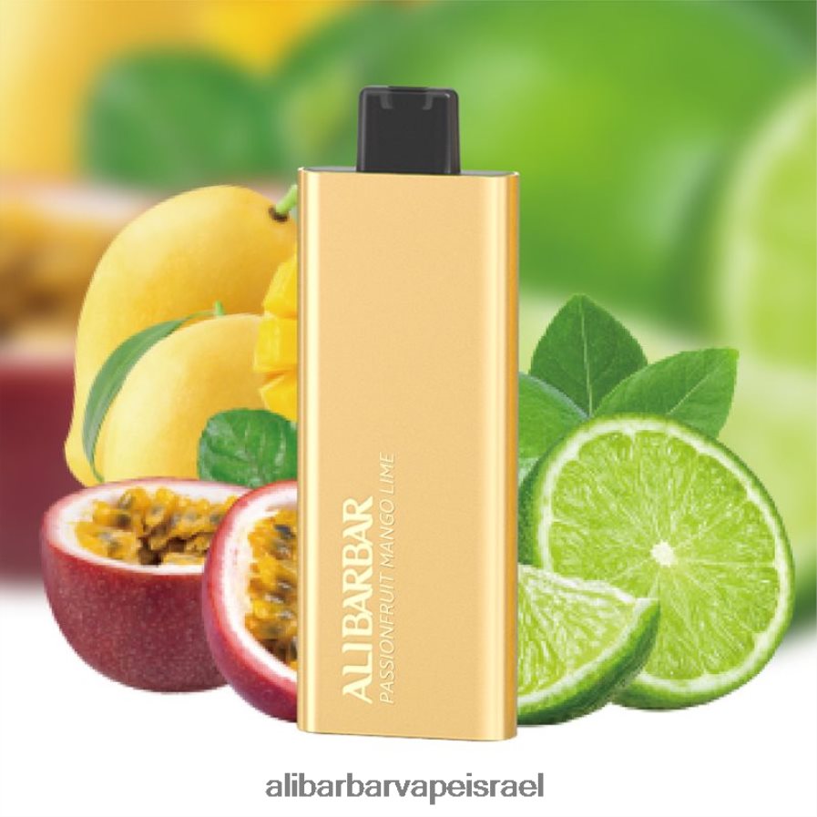 Alibarbar Vape Israel - H6J2H658 Alibarbar Pandora 7000 וואפ חד פעמי מנגו פסיפלורה ליים